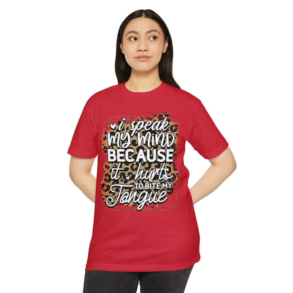 Speak My Mind Women's Tee — Graphic T-Shirt for Bold Self-Expression