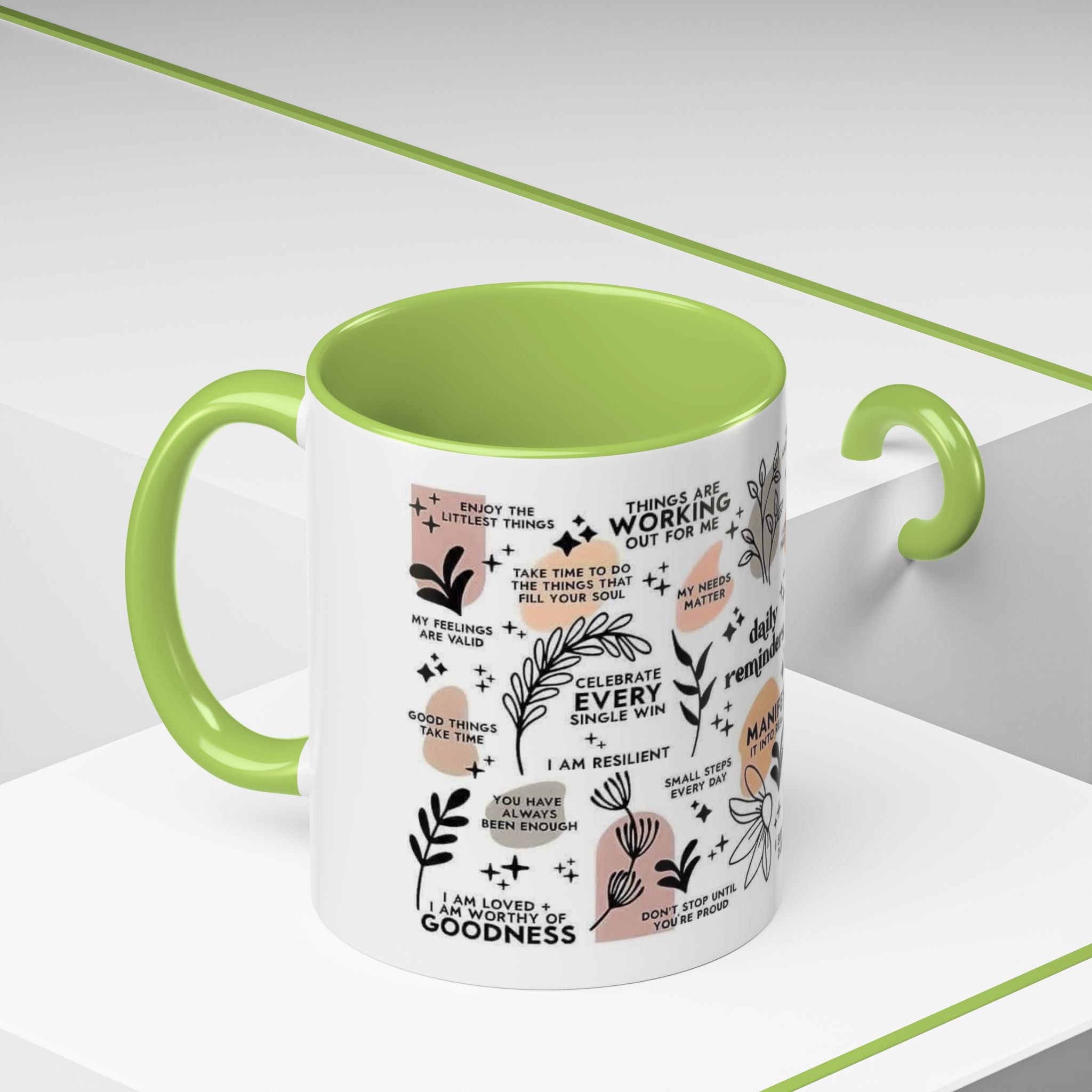 Affirmation Coffee Mug — Inspirational Accent Mug (11/15oz)