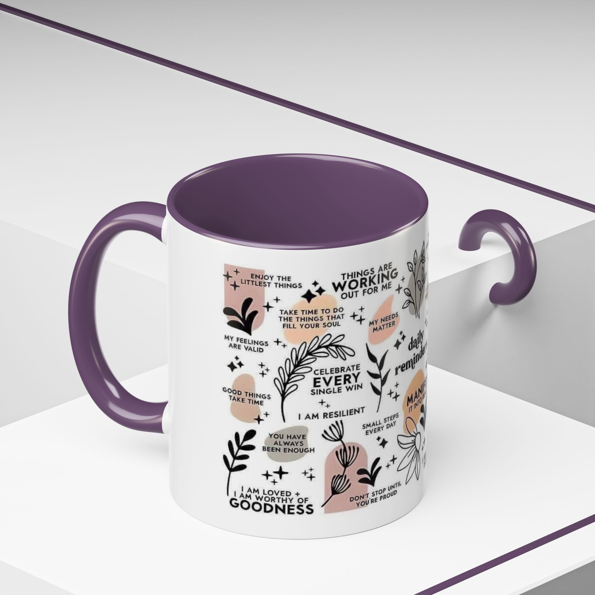 Affirmation Coffee Mug — Inspirational Accent Mug (11/15oz)