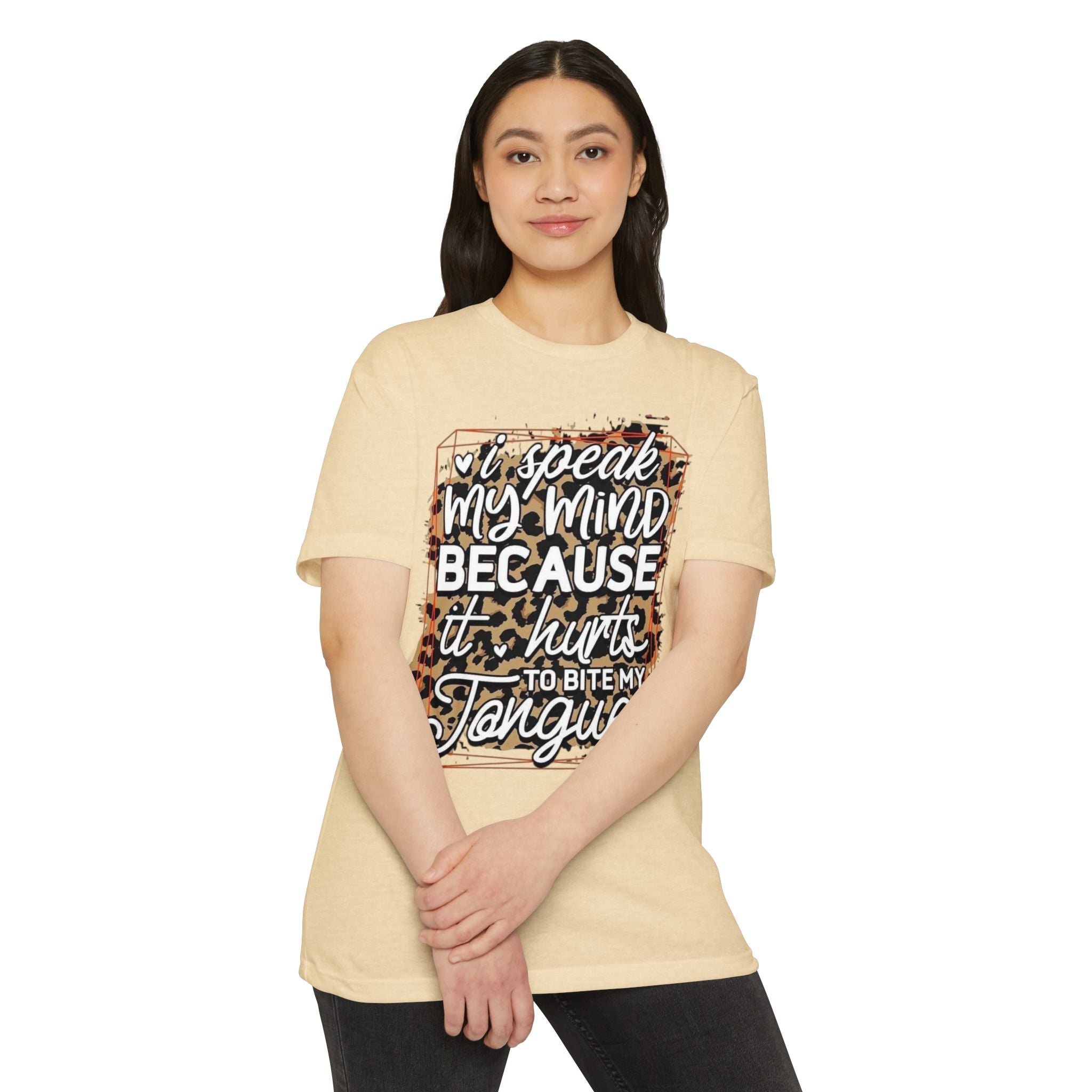 Speak My Mind Women's Tee — Graphic T-Shirt for Bold Self-Expression